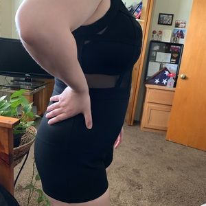 Black shorts jumpsuit